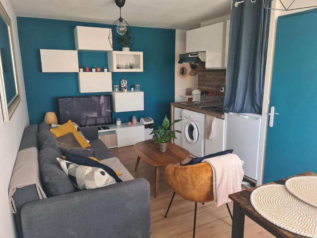 Appartement T2 27m² meublé vue mer, 50m de la plage Narbona Exterior foto